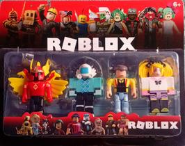 Kit Bonecos Roblox Com Acessórios 12 cm Com 4 Bonecos