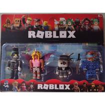 Kit Bonecos Roblox Com Acessórios 12 cm Com 4 Bonecos
