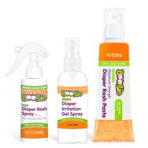 Kit Boogie para Assadura de Fralda com Spray, Pasta e Gel Conjunto com 3