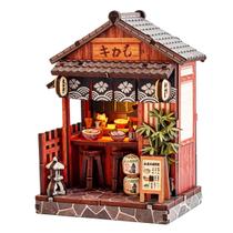 Kit Book Nook HYXBXSS Casa Japonesa Miniatura de Madeira
