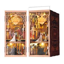 Kit Book Nook MiniCity DIY Phantom of The Opera com luz LED
