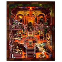 Kit Book Nook VORATHIS Dinosaur Museum com luzes LED Kit Book Nook VORATHIS Dinosaur Museum com luzes LED