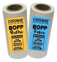 Kit Bopp Brilho + Fosco A4 21,5cm X 50m Cassmar 02un Kit Bopp Brilho + Fosco A4 21,5cm X 50m Cassmar 02un