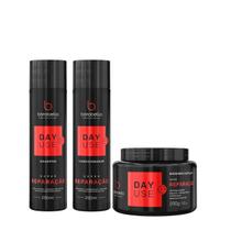 Kit Borabella Day Use Super Reparação Sh + Cond 250ml+Masc 200g