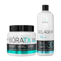 Kit Bórabella Máscara Bóratx 1kg e Selagem SealantSilk 3D 1L