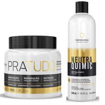 Kit Bórabella Máscara PraTudo 1Kg + NeutraQuimic 500ml Kit Bórabella Máscara PraTudo 1Kg + NeutraQuimic 500ml