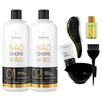 Kit Borabella Não Chore Mais 2x1L +Cumbuca/Escova/Óleo/Sachê