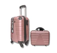 Kit bordo 10kg 55x25x35 mala + frasqueira 20 polegadas