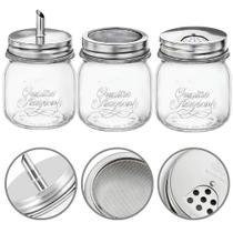 Kit Bormioli Rocco Quattro Stagioni Açucareiro + Saleiro Pimenteiro + Polvilhador Original Itália Kit Bormioli Rocco Quattro Stagioni Açucareiro + Saleiro Pimenteiro + Polvilhador Original Itália