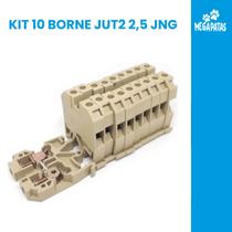 Kit Borne De Passagem Jxb 2.5en Jut22.5 2.5mm2 10 Peças Bege Kit Borne De Passagem Jxb 2.5en Jut22.5 2.5mm2 10 Peças Bege