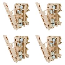 Kit Borne SEK-4RD Bege Porta Fusível Cabo 2,5 a 4,0mm