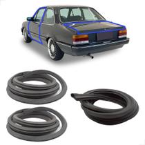 Kit Borracha 2 Portas e Mala Chevrolet Chevette 1983 a 1993 Borrachauto