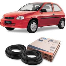 Kit Borracha 2 Portas Guarnição Com Aba Chevrolet Corsa