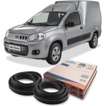 Kit Borracha 2 Portas Guarnição Fiat Fiorino 2013 Em Diante