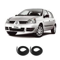 Kit Borracha 2 Portas Traseira Clio Hatch 2009 A 2016