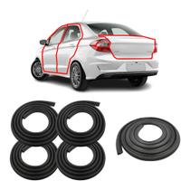 Kit Borracha 4 Portas e Mala Ford Ka Sedan 2015 a 2022 Borrachauto