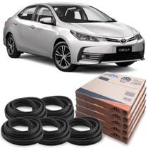 Kit Borracha 4 Portas E Porta Malas Corolla 2002 Até 2022