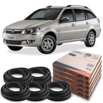 Kit Borracha 4 Portas E Porta Malas Fiat Palio Weekend