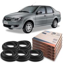 Kit Borracha 4 Portas E Porta Malas Siena 1998 Até 2016 Kit Borracha 4 Portas E Porta Malas Siena 1998 Até 2016