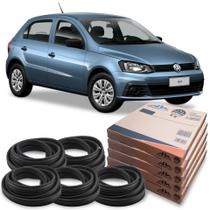 Kit Borracha 4 Portas E Porta Malas VW Gol 2008 Em Diante