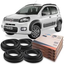 Kit Borracha 4 Portas Fiat Uno Vivace Way 2010 Em Diante Kit Borracha 4 Portas Fiat Uno Vivace Way 2010 Em Diante