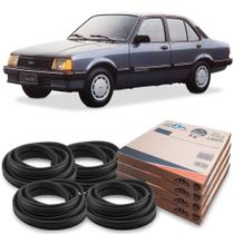 Kit Borracha 4 Portas Guarnição Chevette 1983 Em Diante Kit Borracha 4 Portas Guarnição Chevette 1983 Em Diante
