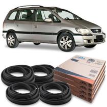 Kit Borracha 4 Portas Guarnição Com Aba Chevrolet Zafira