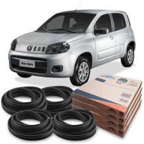 Kit Borracha 4 Portas Guarnição Fiat Uno Vivace 2012 A 2016
