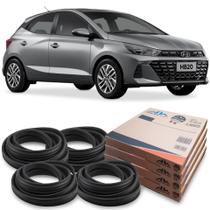 Kit Borracha 4 Portas Guarnição Hyundai HB20 Hatch E Sedan Kit Borracha 4 Portas Guarnição Hyundai HB20 Hatch E Sedan