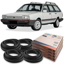 Kit Borracha 4 Portas Guarnição Santana Quantum 1984 A 1991