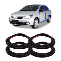 Kit Borracha 4 Portas Volkswagen Voyage G5 G6 G7 2008 a 2022 Borrachauto