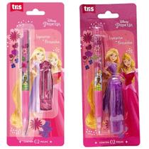 Kit borracha batom + lapiseira 0,7mm princesas disney - tris