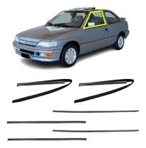 Kit Borracha Canaleta Pestana Escort E Logus 1993 Em Diante