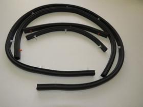 Kit Borracha Capo Mitsubishi Pajero Full até 2007 4pçs Kit Borracha Capo Mitsubishi Pajero Full até 2007 4pçs