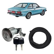 Kit Borracha Cilindro Porta Mala Chave Corcel 2 Del Rey