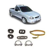 Kit Borracha / Coxim Cinta Pick Up Corsa 1.6 95 a 03