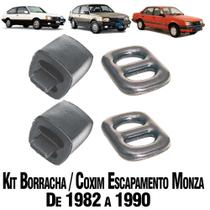 Kit Borracha Coxim Escapamento Monza De 1982 A 1990 4un