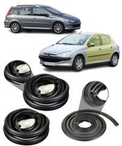 KIT Borracha de Vedação 2 Portas e Porta Malas Peugeot 206