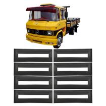 Kit borracha dobradica porta mb 608 - 8 peças