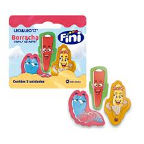Kit Borracha Fini Com Aroma Blíster 3 Unidades - Leo&Leo