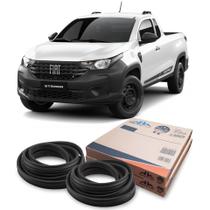 Kit Borracha Guarnição 2 Portas Fiat Strada 2020 Em Diante