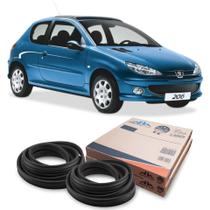 Kit Borracha Guarnição 2 Portas New Kar Peugeot 206 207 208