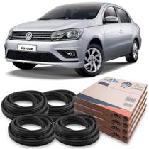 Kit Borracha Guarnição 4 Portas Voyage 2008 Em Diante