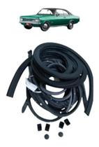 Kit Borracha Opala 2 Pts, Portas Mala Capo 6 Batentes Cap