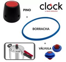Kit Borracha Panela De Pressão 4,5L E Válvula De Segurança E Peso