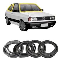 Kit Borracha Parabrisa Vigia E Lateral Fixa Gol Quadrado Lx