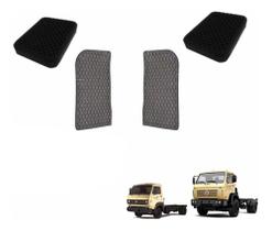Kit Borracha Pedal Freio Tapete Caminhão Vw 8150 8160 Delive