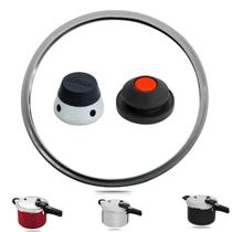 Kit Borracha, Peso E Válvula De Segurança Para Panela De Pressão Nigro Eterna 3 á 8 Litros