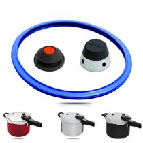 Kit Borracha, Peso e Válvula De Segurança Para Panela De Pressão Nigro Eterna 3 á 8 Litros