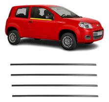 Kit Borracha Pestana Interna E Externa Uno Vivace 2 Portas Kit Borracha Pestana Interna E Externa Uno Vivace 2 Portas